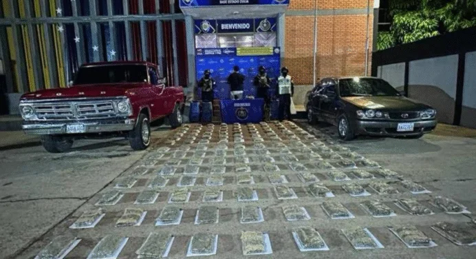 FANB incauta 77kg de marihuana en Maracaibo y detiene a un hombre