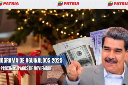 Pagos de Aguinaldo 2025 Venezuela Bonos Noviembre
