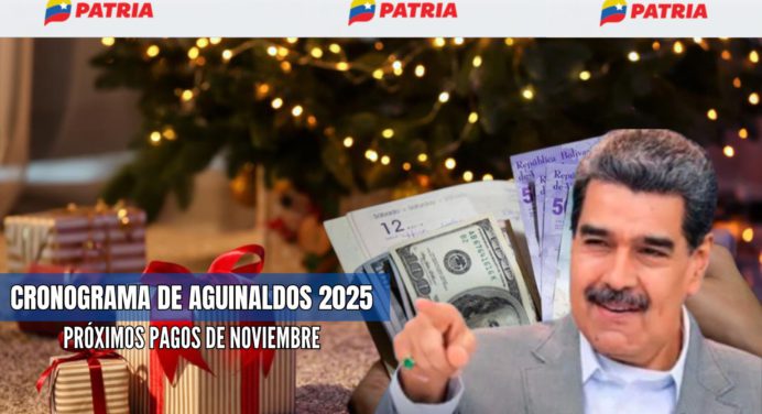 ¡OFICIAL! Cronograma de Aguinaldos 2025 en Venezuela: Próximos Pagos de Noviembre