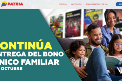 Continúa entrega del Bono Único Familiar de octubre