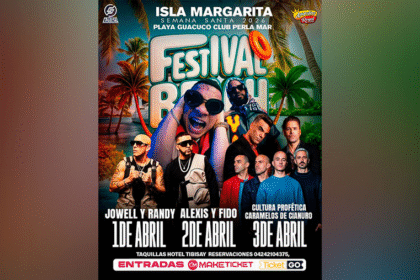 ¡Semana Santa 2026 en Margarita! Festival Beach Anuncia Cartel de Artistas