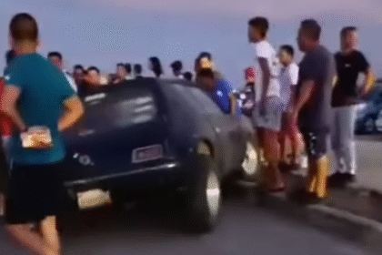 Accidente en Carrera de Autos Amistosa en San Antonio, Nueva Esparta