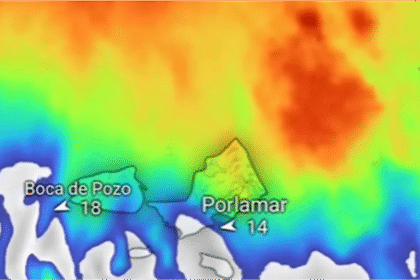 Nubosidad asociada a la Onda Tropical 48 podría afectar a Nueva Esparta esta noche
