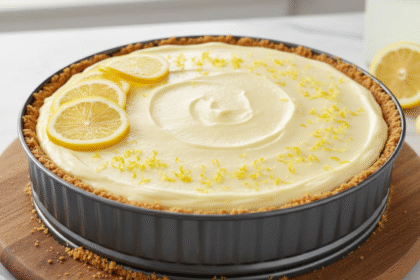 Sin Horno: Torta Helada de Limón Más Rápida y FÁCIL del 2025
