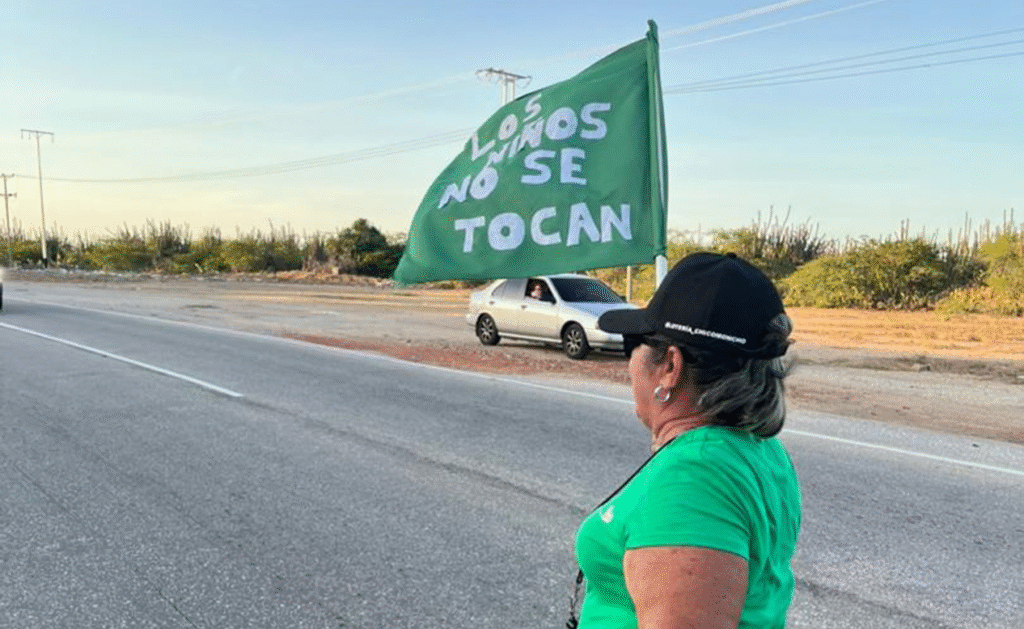 Protesta por abuso sexual menor Tubores Margarita CICPC