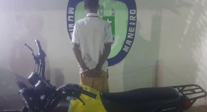 Detenido por hurto de una motocicleta en Maneiro