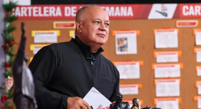 Cabello sobre posibles conversaciones entre Venezuela y EE. UU.: “Dialogar no significa claudicar”