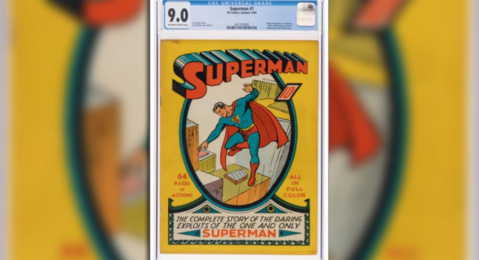 Cómic de Superman fue vendido por la impresionante cifra de más de $9 millones