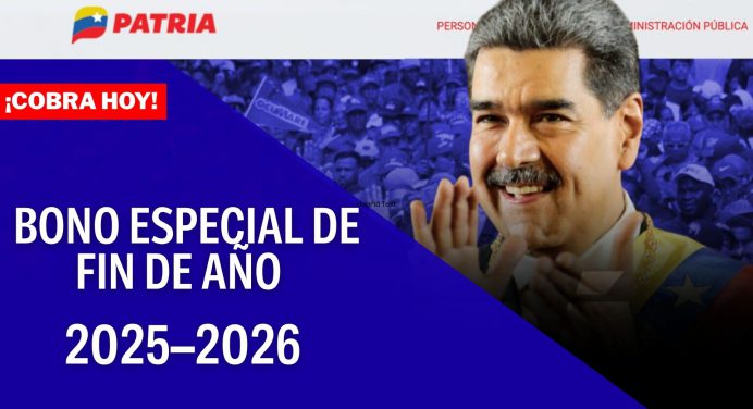 COBRA HOY: Inicia Pago del Bono Especial Fin de Año 2025–2026