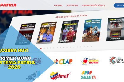 Gobierno entrega Primer Bono Sistema Patria 2026: Quiénes lo reciben (GUÍA)