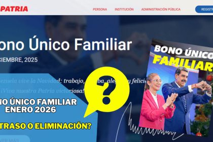 Qué pasa con el Bono Único Familiar Enero 2026 ¿Retraso o eliminación?