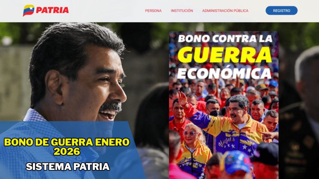 Estatus del Bono de Guerra Enero 2026: ¿Por qué aparece como PENDIENTE en Patria?