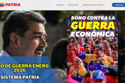 Estatus del Bono de Guerra Enero 2026: ¿Por qué aparece como PENDIENTE en Patria?