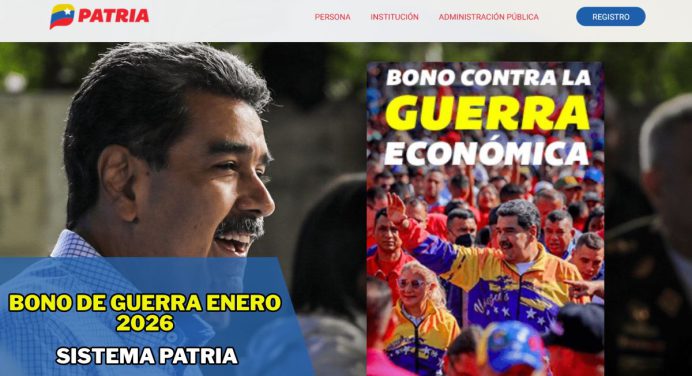 Estatus del Bono de Guerra Enero 2026: ¿Por qué aparece como PENDIENTE en Patria?