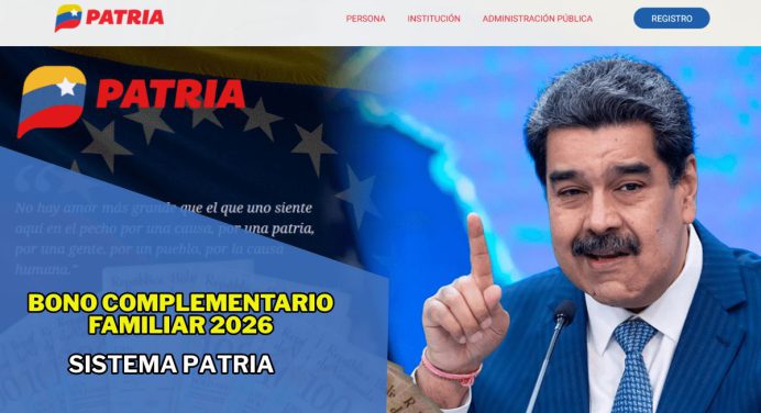 Bono Complementario Familiar en Venezuela 2026: Guía Completa de Registro y Montos Oficiales