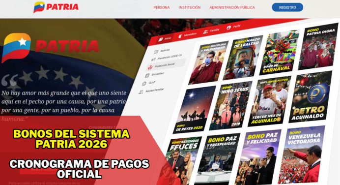 Bonos del Sistema Patria 2026: Cronograma de Pagos Oficial y Montos Actualizados