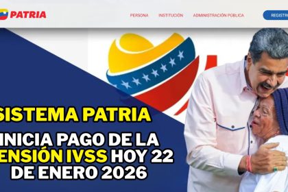 Pensión IVSS 22 de enero 2026: Monto Oficial, Bono de Guerra y Canasta Básica