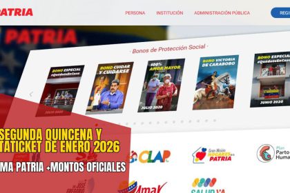 Segunda quincena y Cestaticket de Enero 2026: Montos Oficiales y detalles del pago