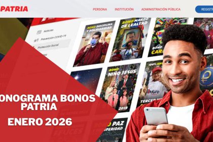 Cronograma Bonos Patria Enero 2026: Fechas, Montos y Bono de Reyes