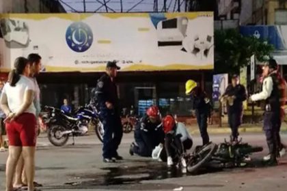 Porlamar: Motorizada herida tras ser impactada por conductor que se dio a la fuga
