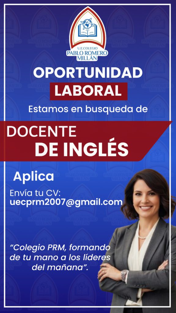 Empleo en Margarita 2026: Colegio PRM en Antolín del Campo busca Profesor de Inglés