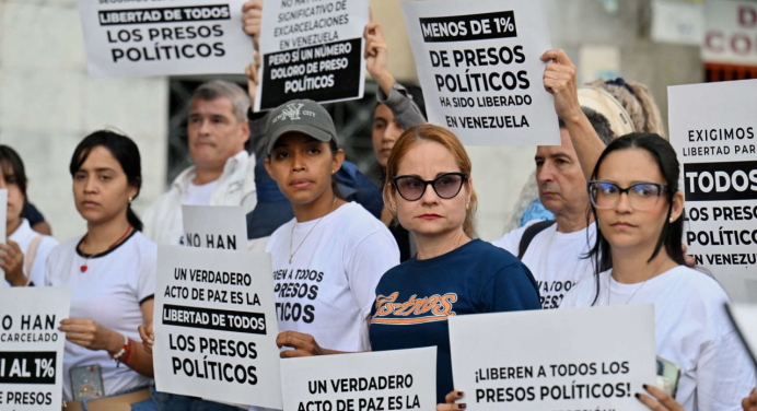 Plataforma Unitaria eleva a 73 la cifra de presos políticos excarcelados en Venezuela