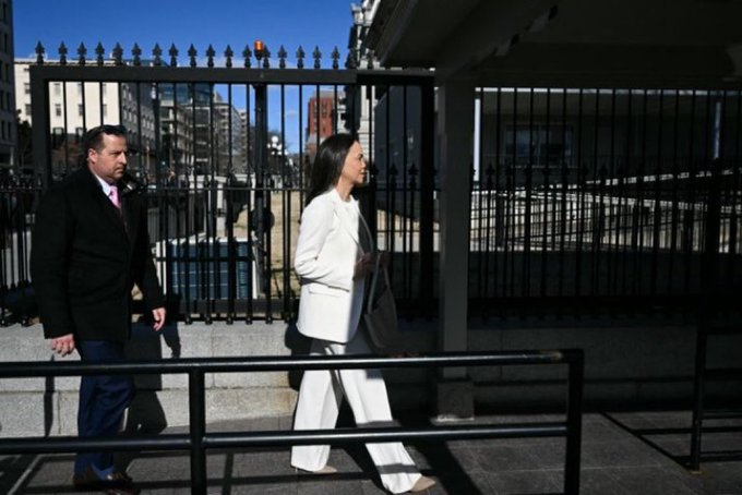 ÚLTIMA HORA | María Corina Machado llegó a la Casa Blanca para reunirse con Donald Trump (FOTOS)