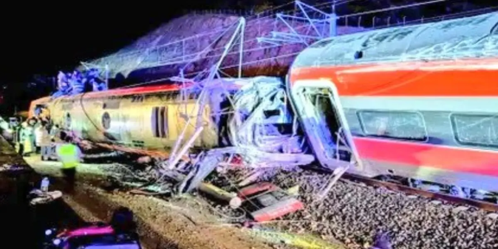 Al menos 39 fallecidos deja choque entre dos trenes en el sur de España