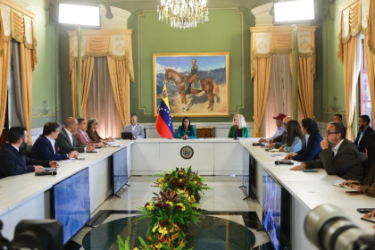 Delcy Rodríguez pidió diálogo nacional, reunión con Acnur y dio balance de excarcelaciones #24Ene