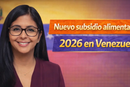 Nuevo subsidio alimentario 2026 en Venezuela