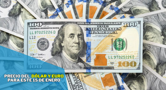 Dólar y euro BCV para este 15 de enero