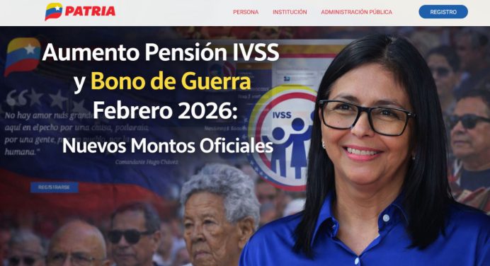 Aumento Pensión IVSS y Bono de Guerra Febrero 2026: Nuevos Montos Oficiales