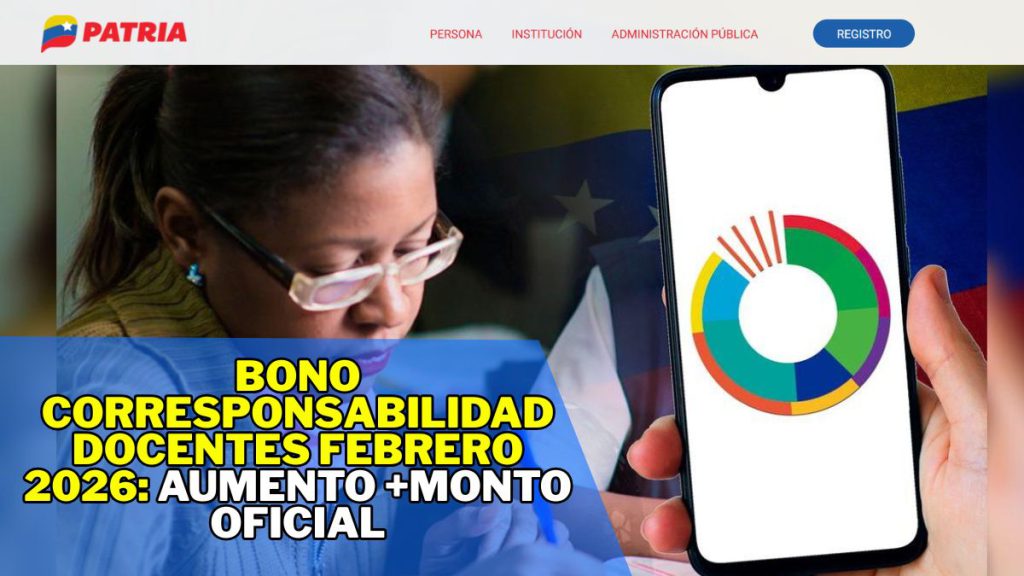Bono Docentes Febrero 2026: Aumento +Monto Oficial