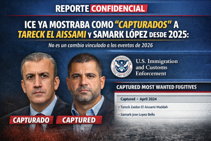 ICE ya mostraba como “capturados” a Tareck El Aissami y Samark López desde 2025: no es un cambio ligado a 2026