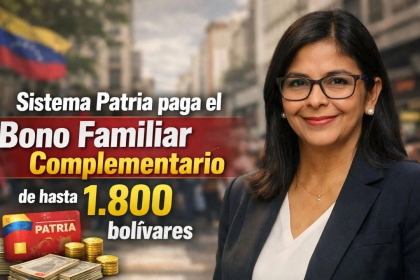 Sistema Patria paga el Bono Familiar Complementario de hasta 1.800 bolívares