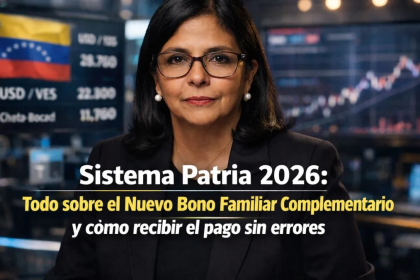 Sistema Patria 2026: Todo sobre el Nuevo Bono Familiar Complementario y cómo recibir el pago sin errores