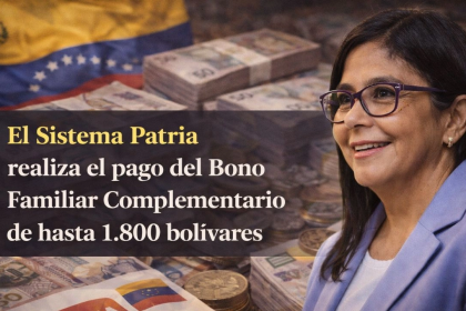 Sistema Patria realiza el pago del Bono Familiar Complementario de hasta 1.800 bolívares