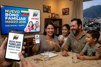 Nuevo Bono Familiar Marzo 2026 en Venezuela: Guía Oficial +Monto