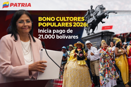 Bono Cultores Populares 2026: Inicia pago de 21.000 bolívares