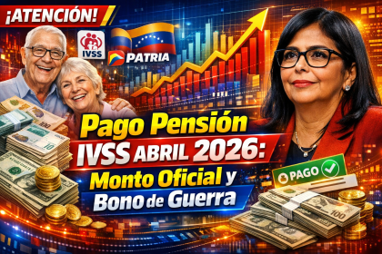 Pago Pensión IVSS Abril 2026: Monto Oficial y Bono de Guerra