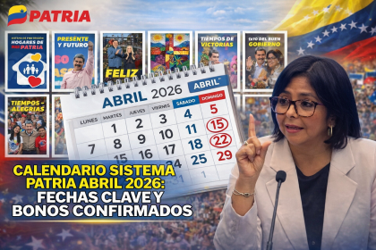 Calendario Sistema Patria Abril 2026: Fechas y Bonos OFICIAL