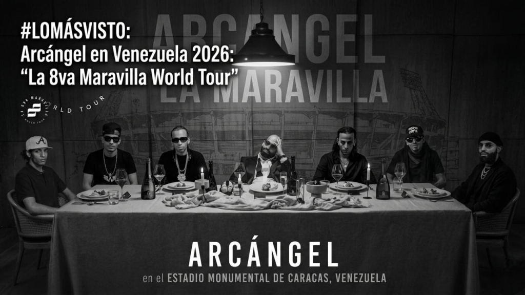 #LOMÁSVISTO: Arcángel en Venezuela 2026: "La 8va Maravilla World Tour"
