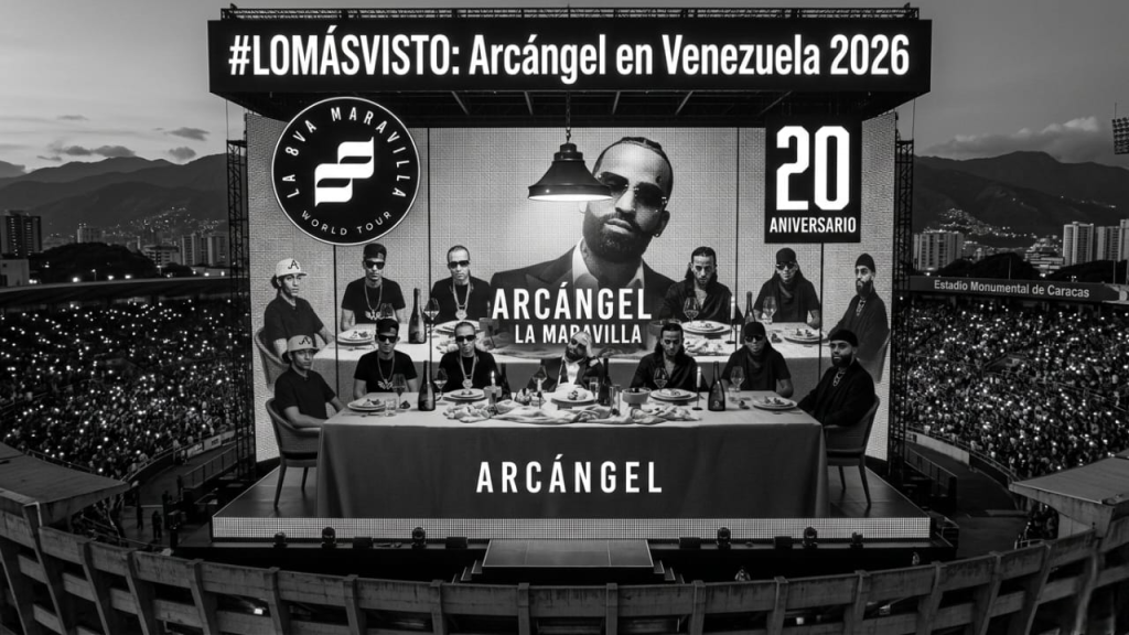 #LOMÁSVISTO: Arcángel en Venezuela 2026: "La 8va Maravilla World Tour"