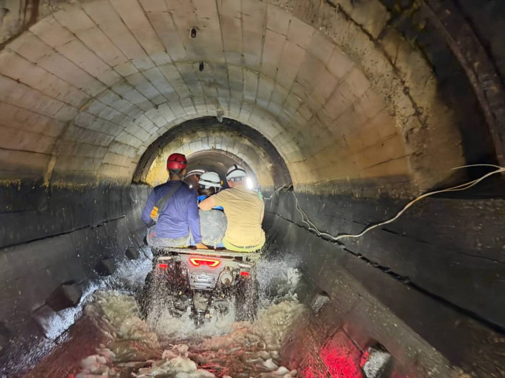 Siguen intentando reducir obstrucción del túnel de sistema Turimiquire