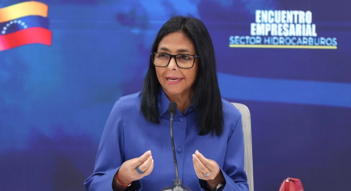 Delcy Rodríguez tras reconocimiento de EE.UU.: «Lo aceptamos con humildad»