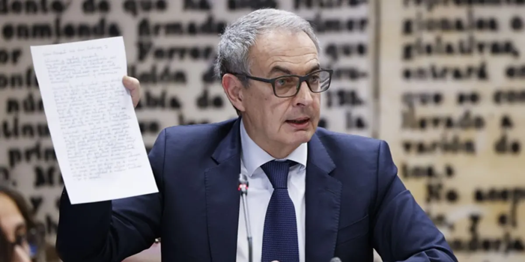 “Nunca me he lucrado de negocios en Venezuela”, afirma Zapatero en el Senado español