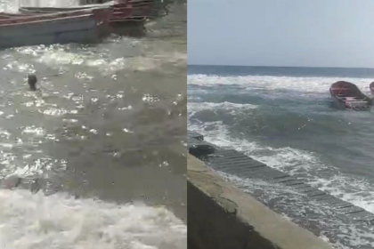 Puerto Cabello en alerta por fuerte oleaje en su costa