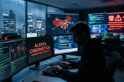 Un hacker. Un solo hombre —o mujer, nadie lo sabe con certeza— que operó bajo el alias FlamingChina