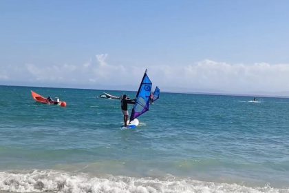 El Yaque reactiva competencias de deportes de viento