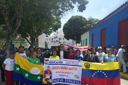 Maestros neoespartanos solicitan cese de sanciones contra Venezuela